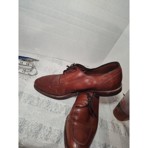 Allen Edmonds LaSalle Brown Leather Lace up Dress Derby‎ Brown Size US Men's 12D - Picture 9 of 16
